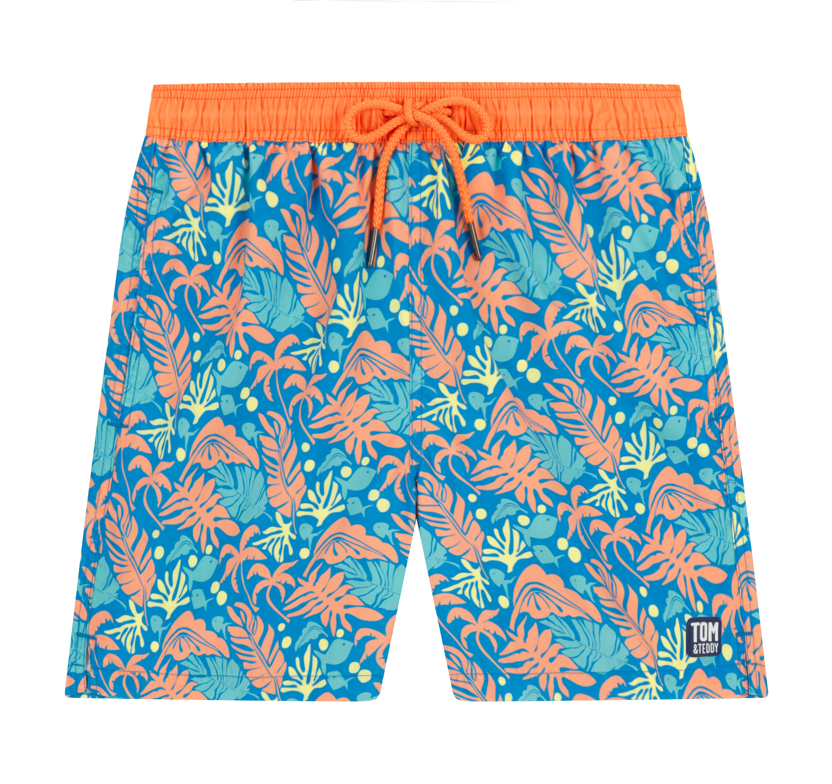 Blue & Orange Botanical